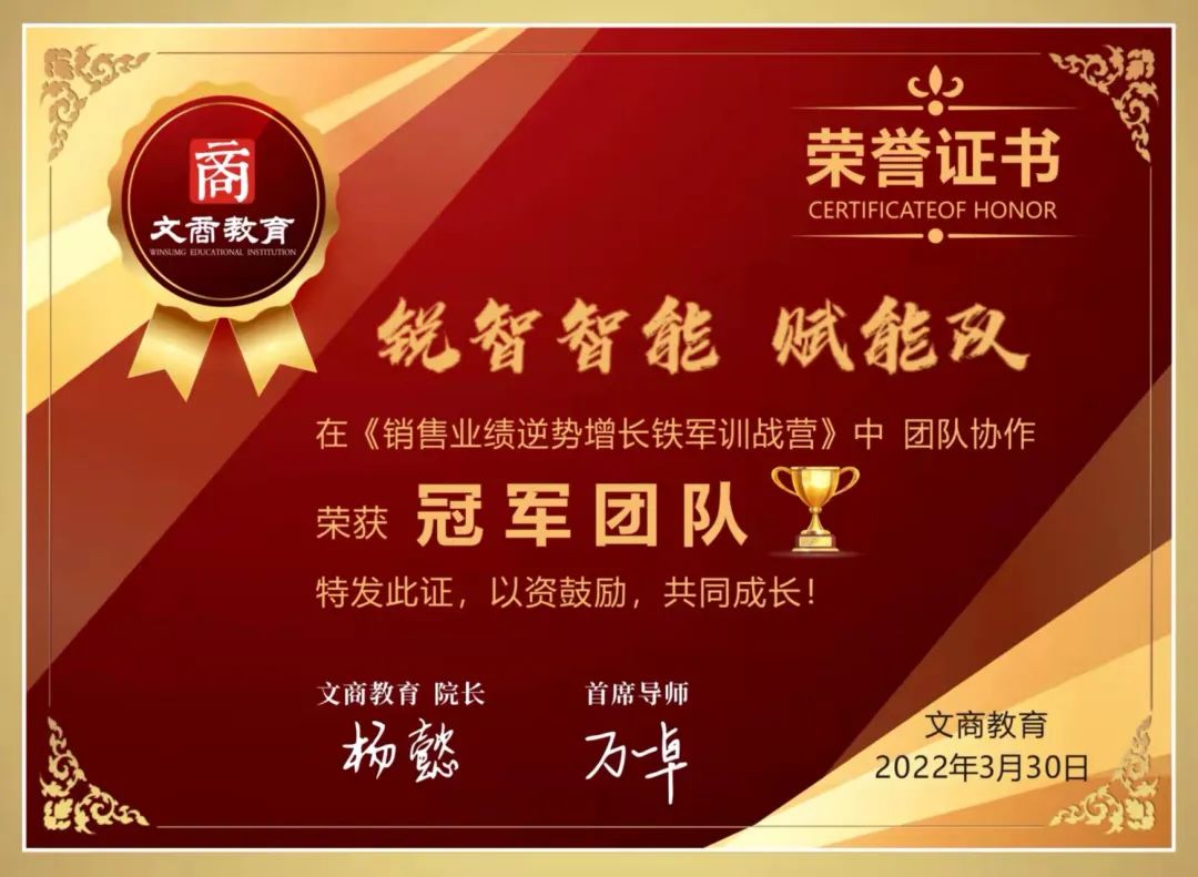 學(xué)習(xí)著、進(jìn)步著——銳智營銷團(tuán)隊《銷售業(yè)績逆勢增長鐵軍訓(xùn)練營》圓滿結(jié)束！